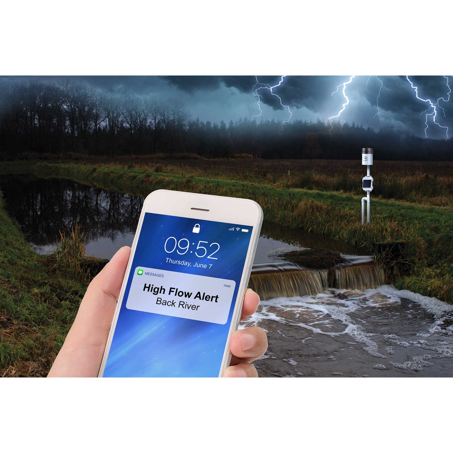 Hobo | MicroRX Water Level Station | Solar-Powered