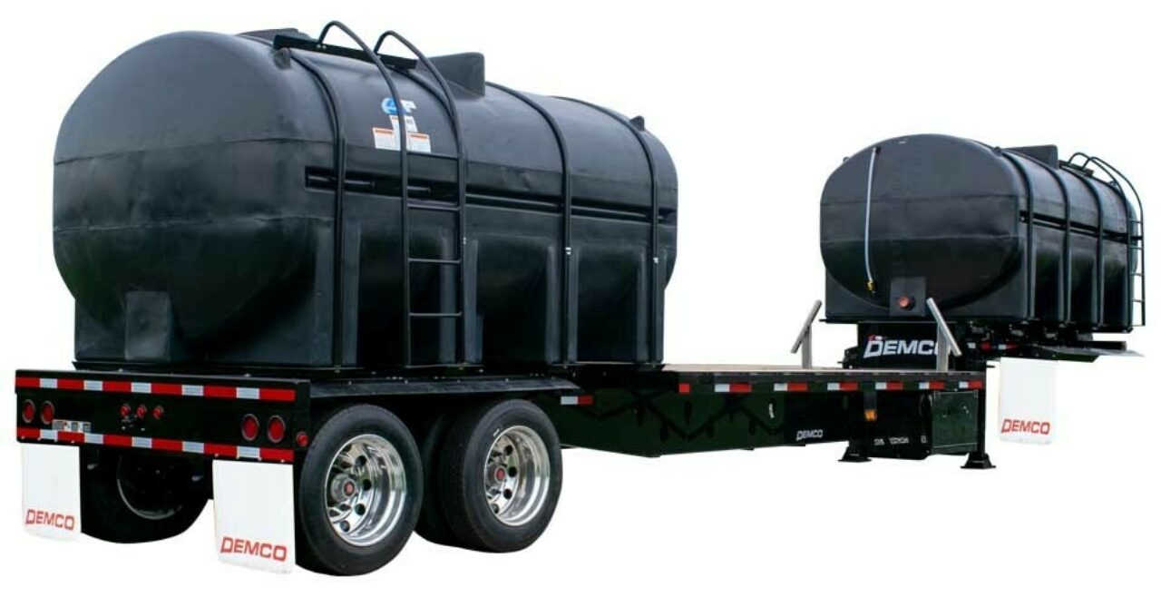 Demco Liquid Tender Trailer | Model 42' | Width 102" | Capacity 55,000 lbs | Brake Size 16.5” x 7” | Horsepower 200 To 400 HP | For Tractors