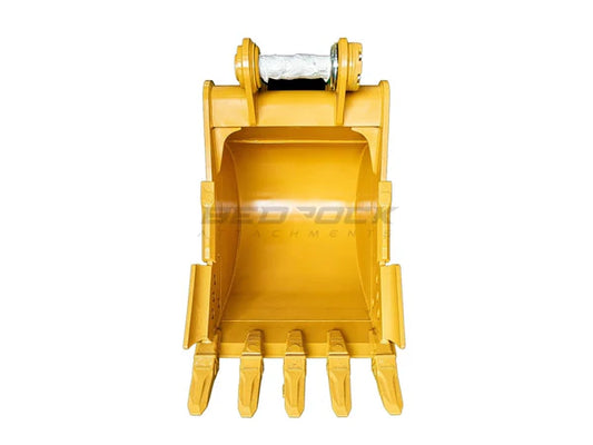 Bedrock Attachments Heavy-Duty Bucket & Adjuster GP | Width 42" | Capacity 1.12 CU M | Machine Size 24-30 Tons | For Excavators CAT 323F, 324D/E, 326D2/F, 329D/E/F, 330D2/F, 335F