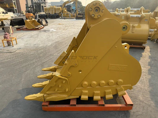 Bedrock Attachments Heavy-Duty Bucket | Width 42-Inch | Capacity 1.2 CU M | Machine Size 30-40 Tons | For Excavators CAT 330