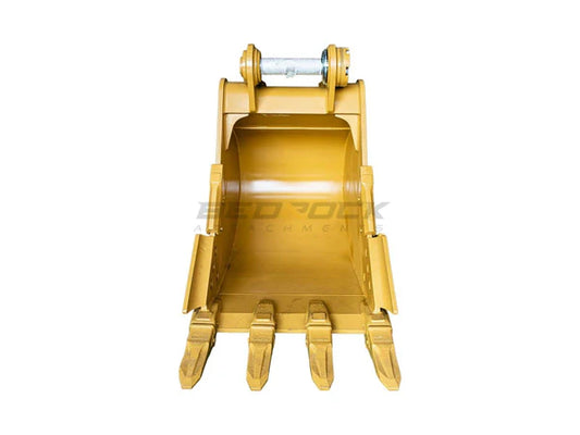 Bedrock Attachments Heavy-Duty Bucket & Adjuster GP | Width 42-Inch | Capacity 1.17 CU M | Machine Size 30-40 Tons | For Excavators CAT 336E