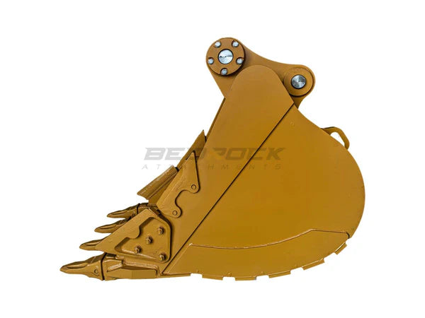 Bedrock Attachments Heavy-Duty Bucket & Adjuster GP | Width 42-Inch | Capacity 1.17 CU M | Machine Size 30-40 Tons | For Excavators CAT 336E