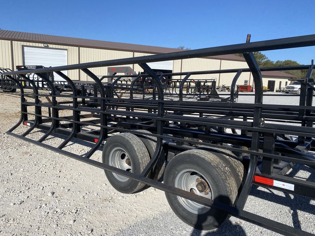 2024 Industrias America Double Wide Hay Trailer | Model 18x4 (Manual Dump) | Cradle Length 36' | 2 x 10,000 lb Spring Axles | Pull Type