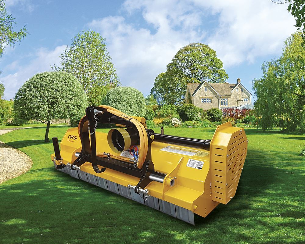 ORSI Flail Mower | Model OPTIMA 155 | Working Width 61″ | 18–40 HP | Cutting Capacity 1.5″ | For Tractors