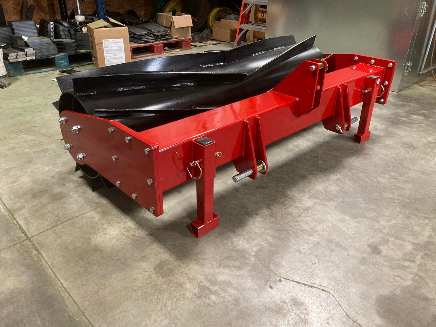 Biggs Planter 6’ Cover Crop Roller Crimpers 3pt and Quick Attach Mount | For Tractor / Skid Steer