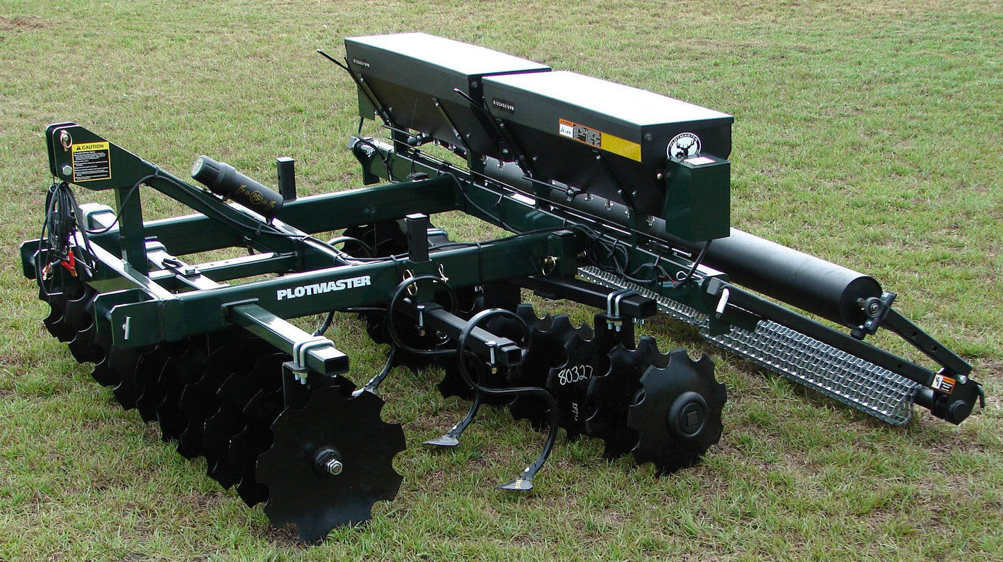 PLOTMASTER 8' Hunter 800 | Cultipacker, Seeder, Disk | Food Plot Planter | 3pt Hitch for Tractors