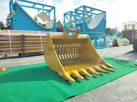 Bedrock Attachments Skeleton Bucket | Width 47" | Capacity 0.58 CU M | Machine Size 10-14 Tons | For Excavators CAT 312