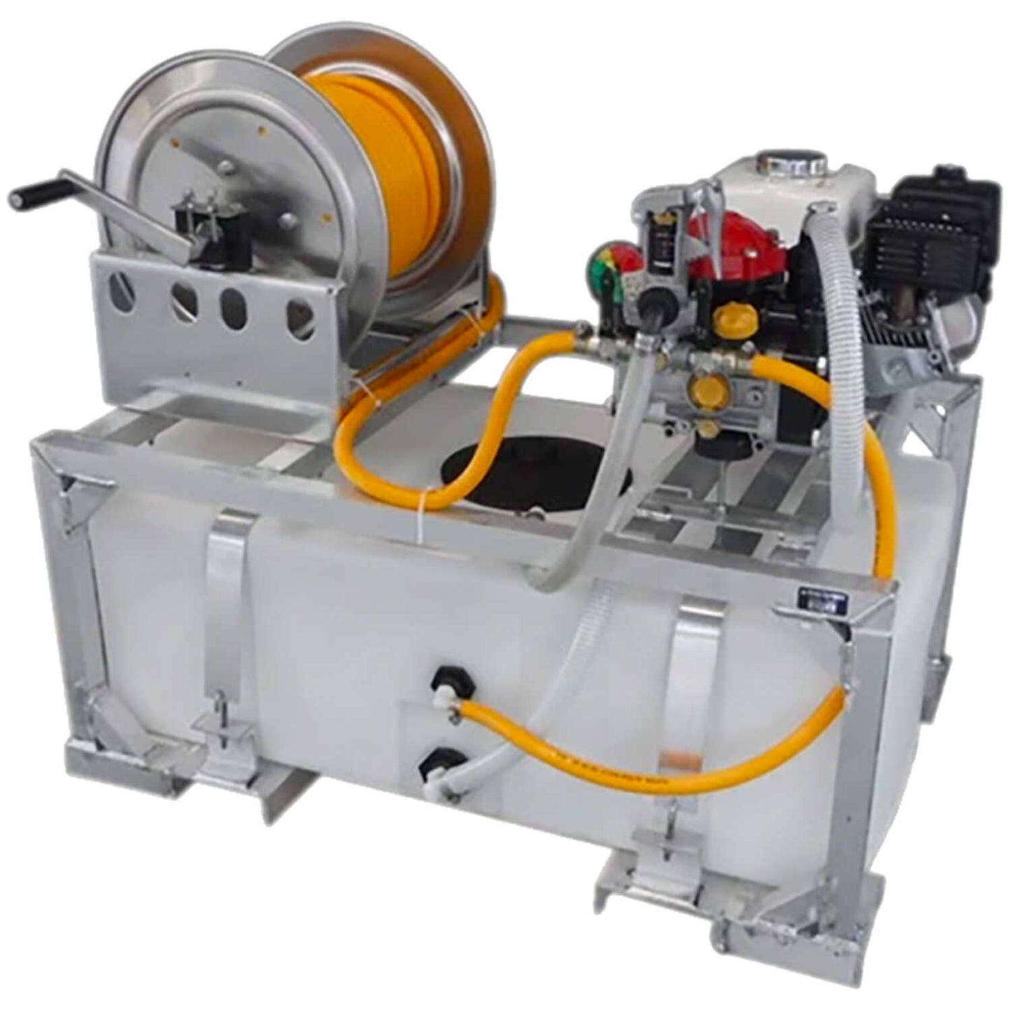 King’s Sprayers® | 50-Gallon Low-Profile Skid Sprayer With Manual Reel