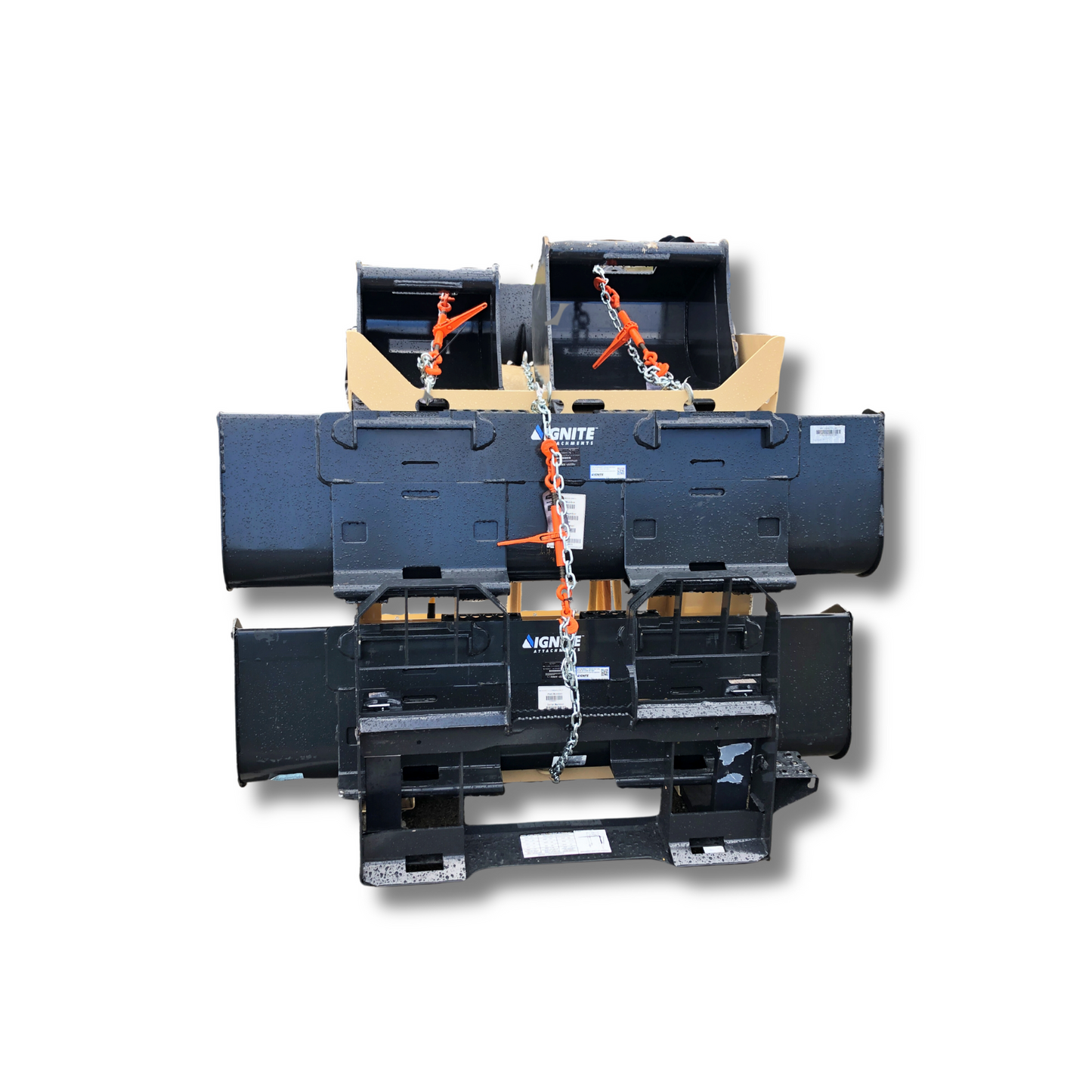 Bucket Bunker Construction PRO | Width 48" | Length 48" | Hydraulic Flow Range 15-25 GPM | Machine Size 3-6 Tons | For Skid Steers & Mini Excavators