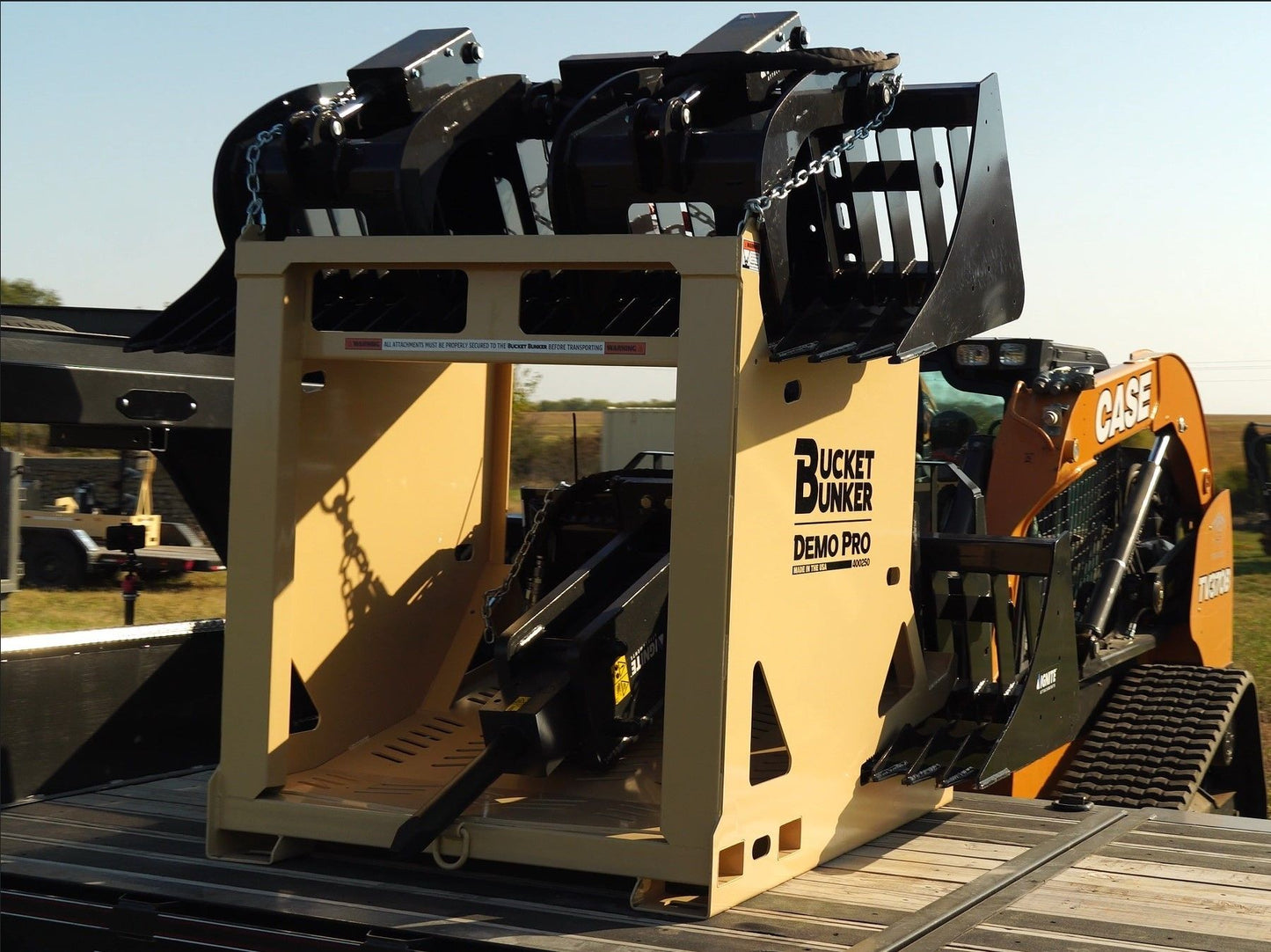 Bucket Bunker Demo PRO | Width 48" | Length 60" | Hydraulic Flow Range 15-30 GPM | For Skid Steers