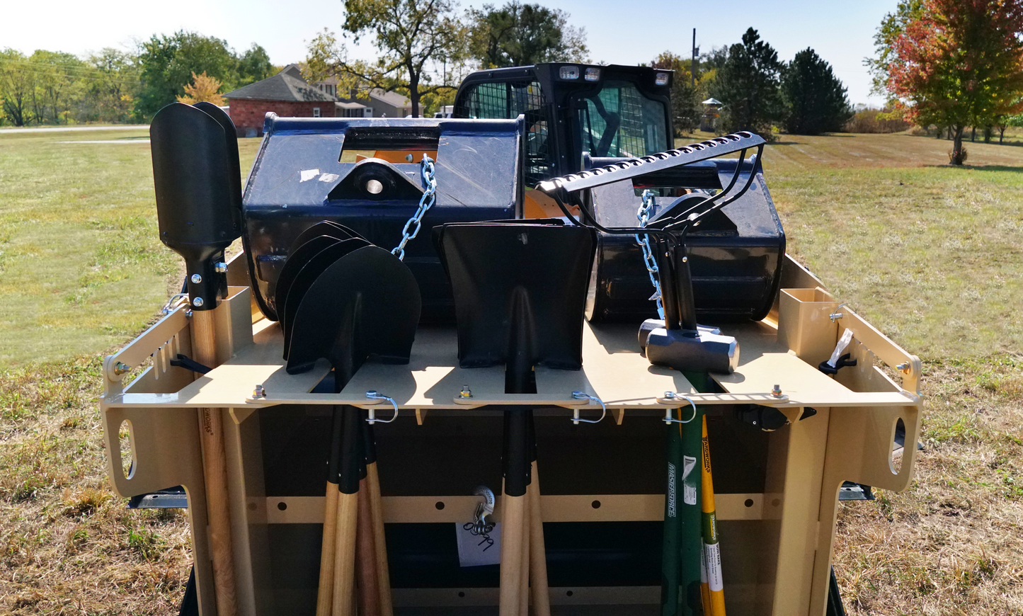 Bucket Bunker Construction PRO | Width 48" | Length 48" | Hydraulic Flow Range 15-25 GPM | Machine Size 3-6 Tons | For Skid Steers & Mini Excavators