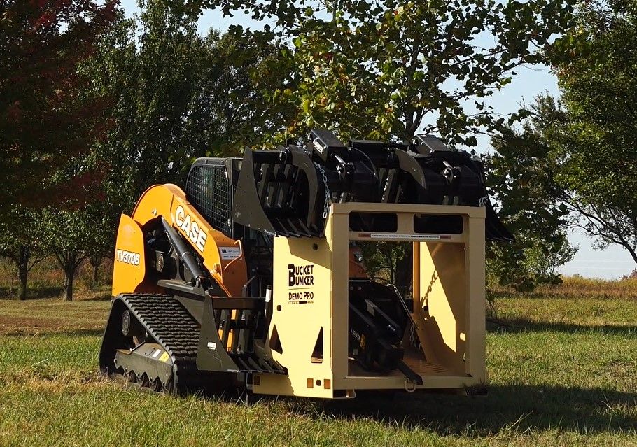 Bucket Bunker Demo PRO | Width 48" | Length 60" | Hydraulic Flow Range 15-30 GPM | For Skid Steers