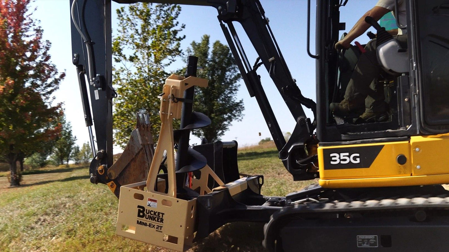 Bucket Bunker Mini-EX 6T & Mini-EX 2T | Width 29" & 45" | Max Bucket Size 36" | Machine Size 1.5-6 Tons | For Excavators