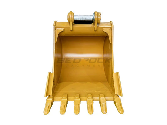 Bedrock Attachments General-Purpose Bucket & Adjuster GP | Width 48-Inch | Capacity 1.58 CU M | Machine Size 24-30 Tons | For Excavators CAT 324E, 329D/E/F, 330F