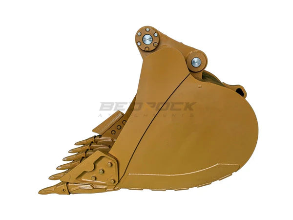 Bedrock Attachments General-Purpose Bucket & Adjuster GP | Width 48-Inch | Capacity 1.58 CU M | Machine Size 24-30 Tons | For Excavators CAT 324E, 329D/E/F, 330F