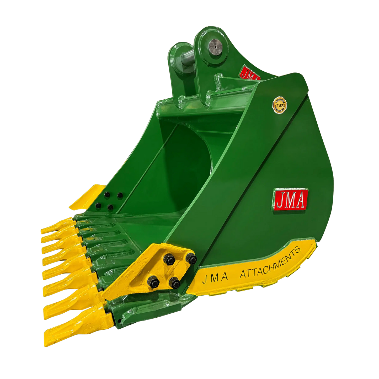 JMA Attachments Heavy Duty Digging Bucket | Bucket Width 36", 42" & 48″ Inches | Pin Size 70mm | For 15 – 18 Tons Excavators