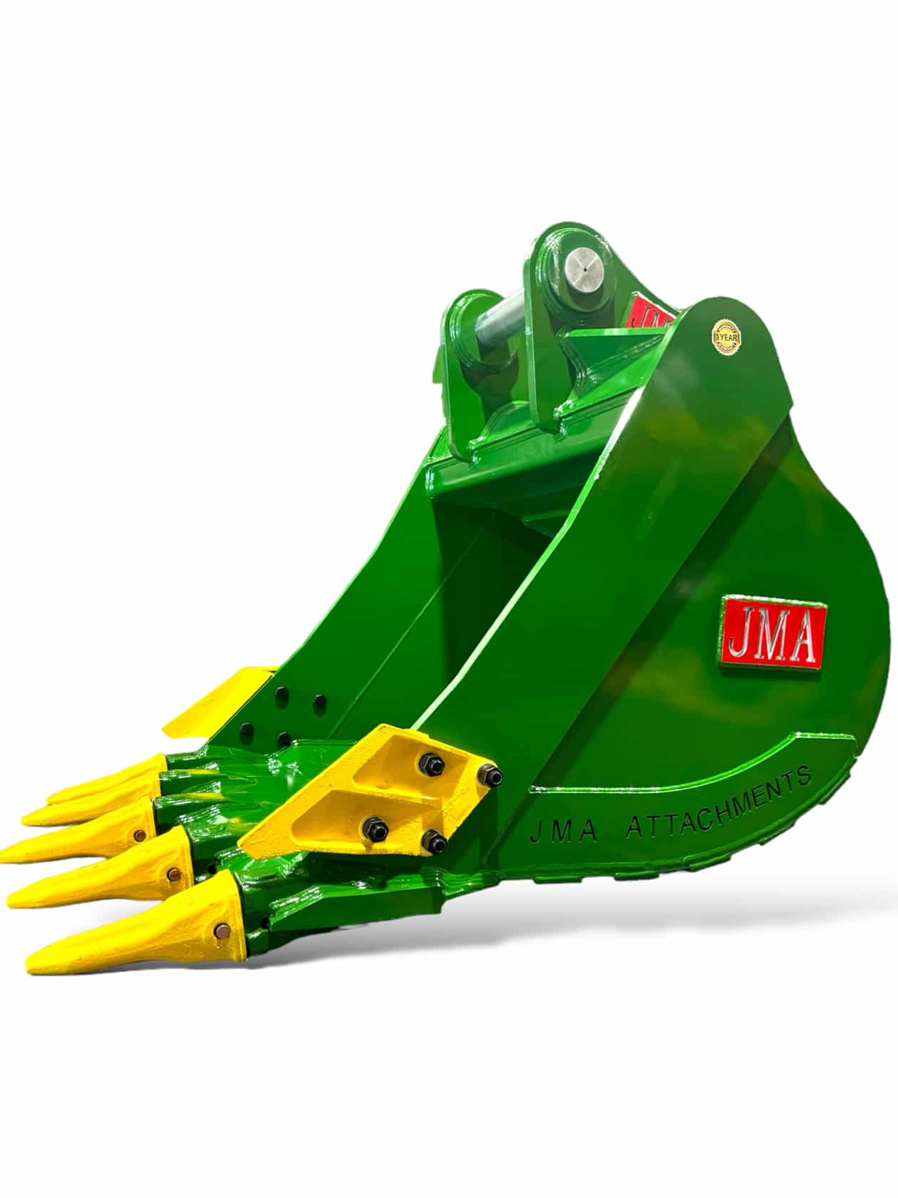 JMA Attachments Heavy Duty Digging Bucket | Bucket Width 30", 36", 42", 48″ & 54" Inches | Pin Size 80mm | For 16 – 25 Tons Excavators