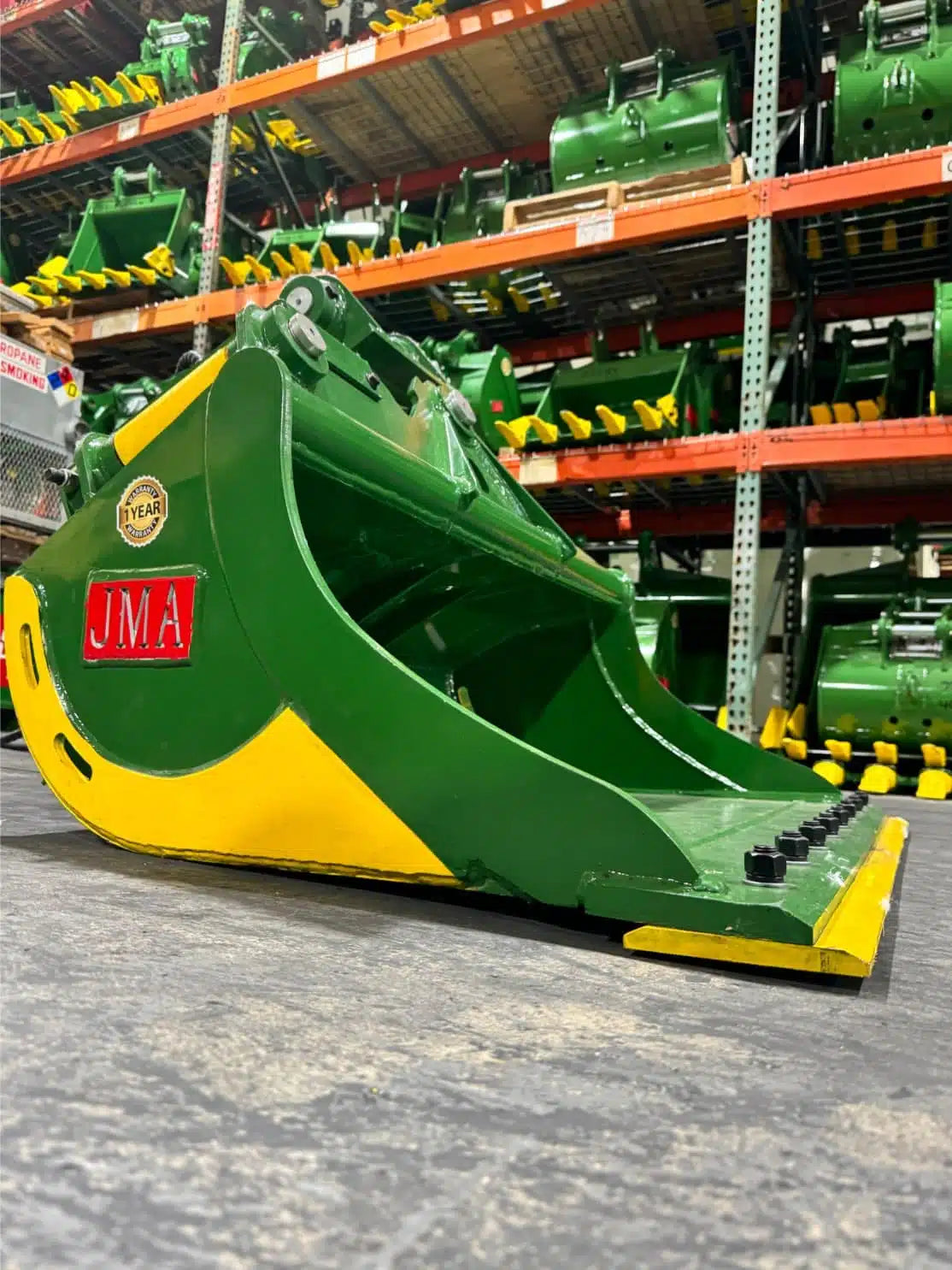 JMA Attachments Tilt Bucket | Model EC5S | Bucket Width 48" inches | Pin Size 45mm | For 4.5 – 6.5 Tons Mini Excavators