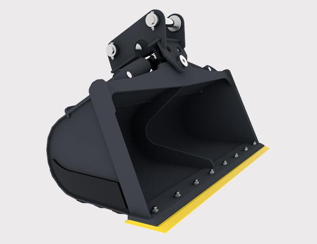 IS Attachments 36" & 48" Hydraulic Tilting Bucket With BOE | For Excavator