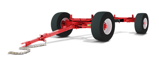 Horst Wagons 4-Wheel Heavy-Duty Wagon Gears | Model 365 & 365E | Capacity 20 Tons | Wheelbase Adjustable 10' 7" - 12' 1"  | For Agricultural Transport & Forage/Grain Box Applications