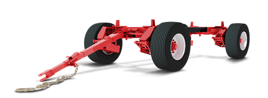 Horst Wagons 4-Wheel Wagon Gear | Model 485RF (24 Ton) | Standard Reach Length 10' Ft | Wheelbase adjustable 10' 7" - 12' 1" | For Agricultural Heavy Hauling & Forage/Grain Box Applications