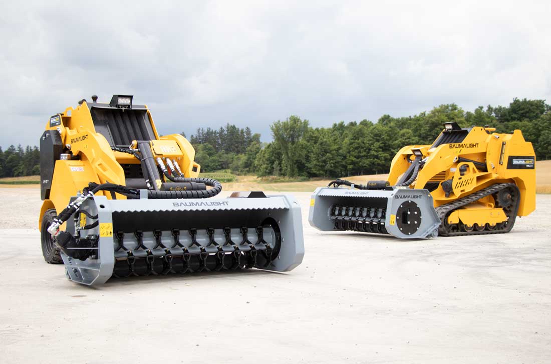 Baumalight Flail Mower | Model FMM-148 | Cutting Width 48" Inches | Hydraulic Flow Range 8 To 15 GPM | For Mini Skid Steers