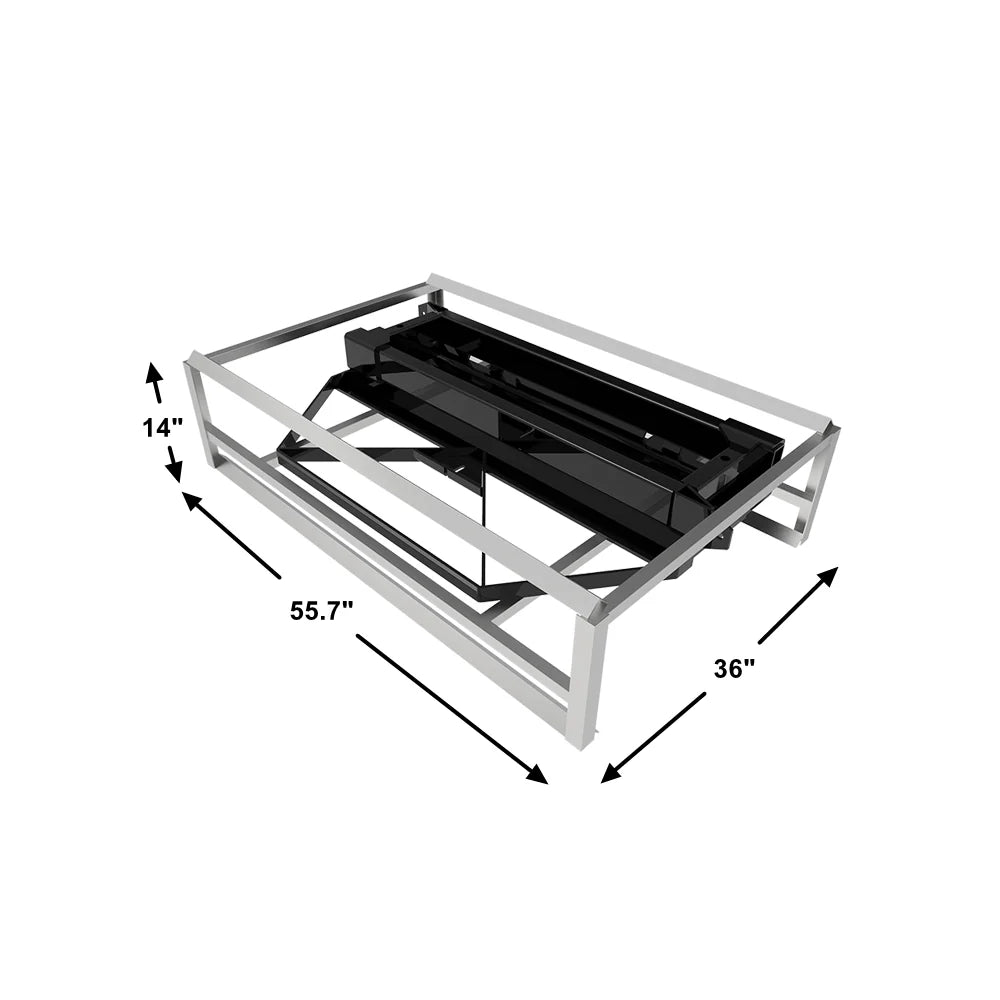 Landy Attachment Economy Pallet Forks | Frame Width 49" | 6-30+ GPM | For Skid Steers
