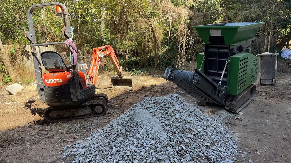 Upsen Mini Mobile Jaw Crusher | Model U-JC425 | Engine Horsepower 14 HP | Capacity 6–8 t/h