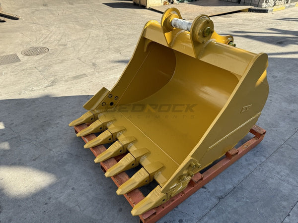 Bedrock Attachments General-Purpose Bucket | Width 48" | Capacity 0.8 CU M | Machine Size 10-14 Tons | For Excavators CAT 312
