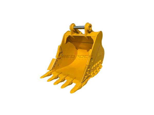 Bedrock Attachments Heavy-Duty Bucket | Model EB330DHD-48-1.42 | Width 48-Inch | Capacity 1.42 CU M | Machine Size 30-40 Tons | For Excavators CAT 330