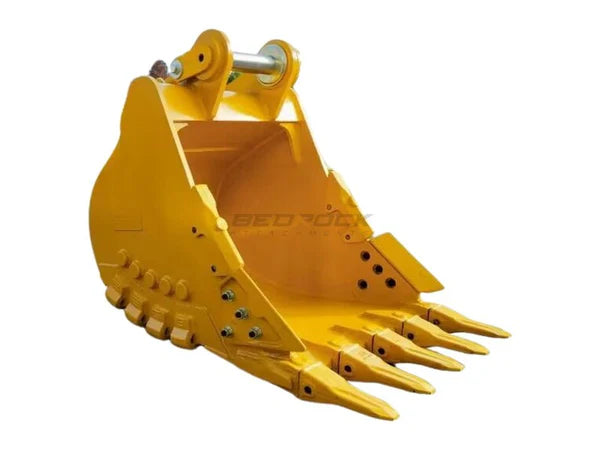 Bedrock Attachments Heavy-Duty Bucket & Adjuster GP | Width 48-Inch | Capacity 1.41 CU M | Machine Size 30-40 Tons | For Excavators CAT 336D/E/F