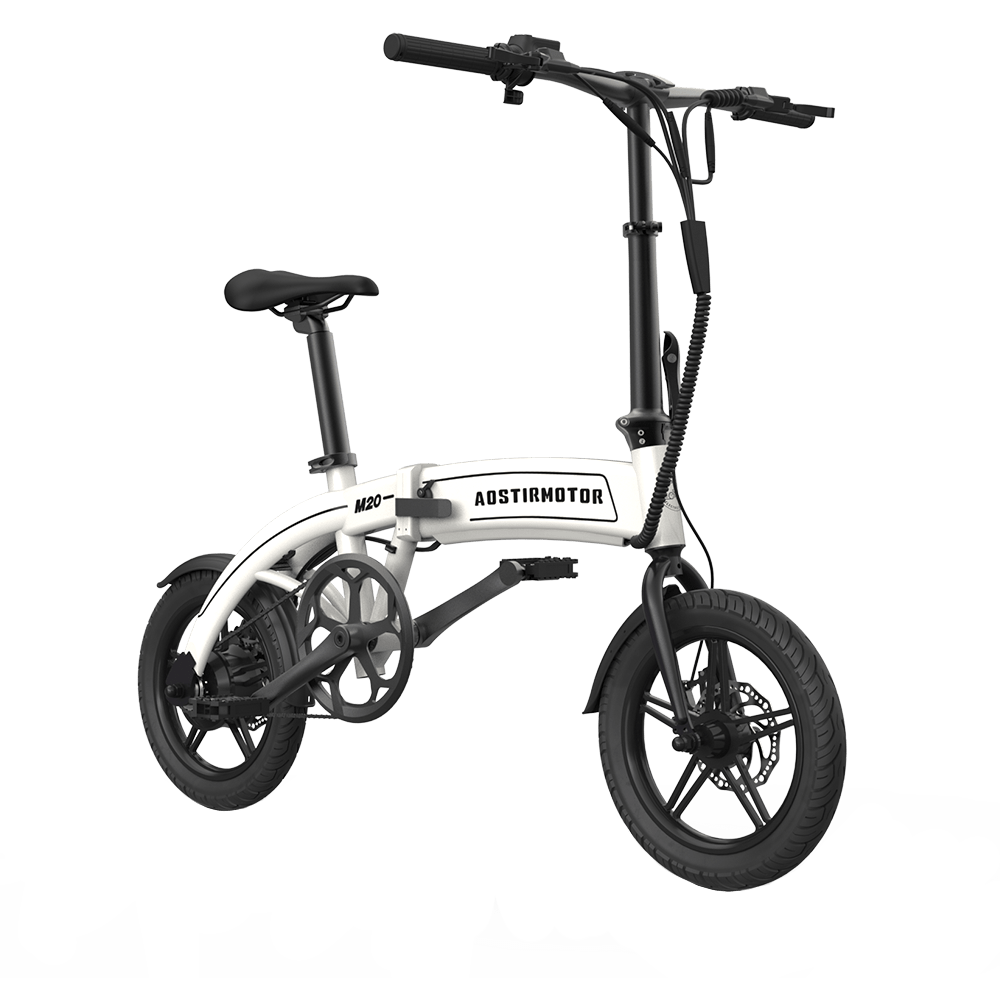 Aostirmotor Lightweight Folding Electric Bike M20 | Motor Power 500W | 300lbs Capacity