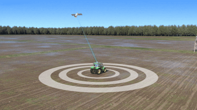 Sveaverken | F200 Auto Steer System | GNSS Guidance | 2.5cm Accuracy | 9 To 36 V Power Supply | Horsepower 60 To 500 HP | For Tractors