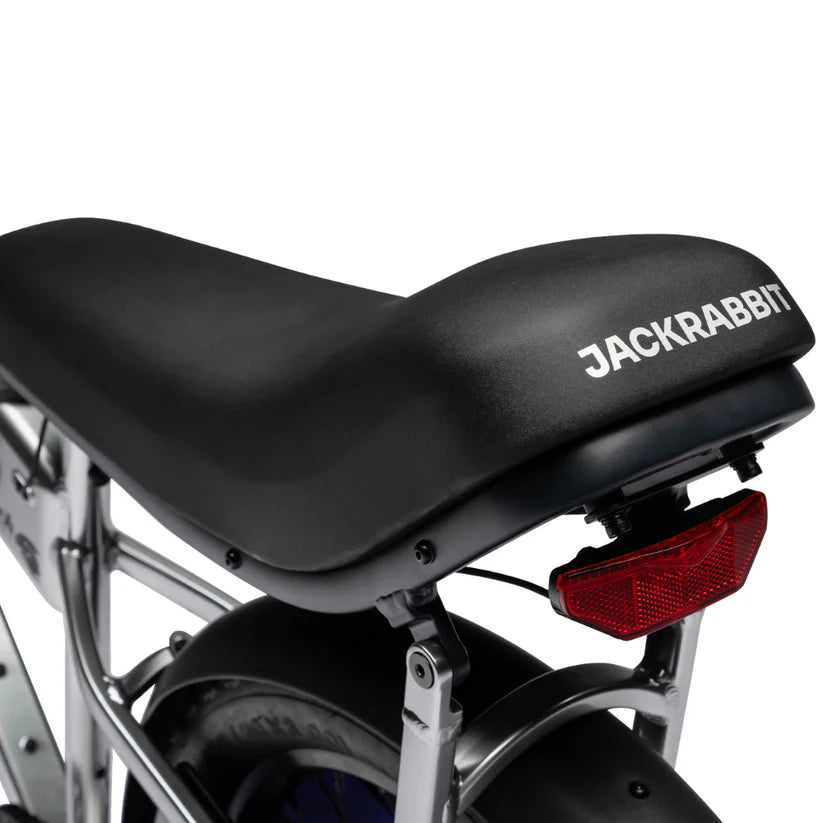 JackRabbit | Micro Electric Bike | Model MG Doble | Lightweight 2-Up Electric Micro Hauler | 20” & 24” Street Tires | 749W Cargo Motor | 48+ Mile Range | For Urban, Travel & Everyday Missions