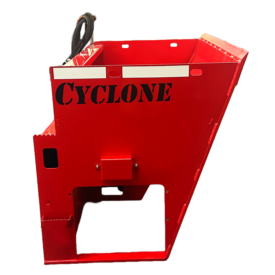 STOUT | Cyclone 60" Spreader | Spreading Range 5'-20' feet | 18.3 Cubic Foot Capacity | 15-24 GPM Hydraulic Flow | For Skid Steers
