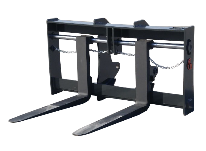 NM Attachment Pallet Forks | Model PF Series | Working Width 54",60",72" & 84" | Class 50-175 | Machine Size 10,000–40,000 lbs | For Wheel Loader