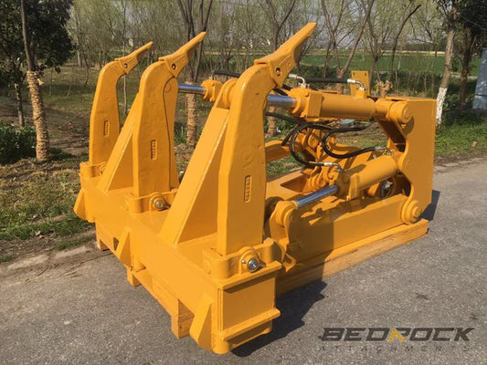 Bedrock Attachments Heavy-Duty 4BBL MS Ripper | Model BR07 | Width: 86.6in | Weight: 3.5 Ton | For Bulldozer