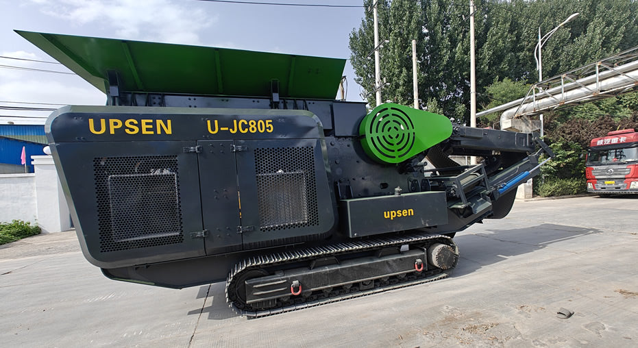 Upsen Heavy Duty Mobile Jaw Crusher | Model U-JC805 | Hopper Size 2200mm x 3200mm | Engine Horsepower 125 HP