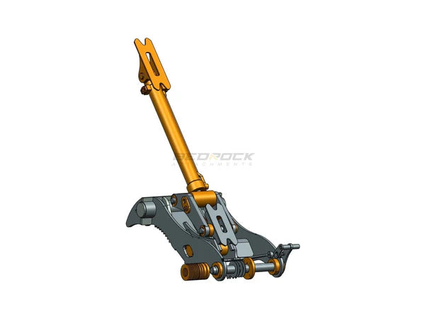 Bedrock Attachments Pin-On Thumb | Model EPT65-PO5T36 | Width 30.3" | Pin Size 65mm | 5 Teeth | Machine Size 12-15 Ton | For Excavators