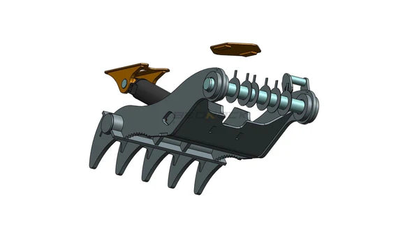 Bedrock Attachments Pin-On Thumb | Model EPT110-PO5T60 | Width 55.5" | Pin Size 110mm | 5 Teeth | Machine Size 45-50 Ton | For Excavators