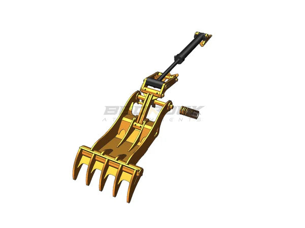 Bedrock Attachments Pin Grabber Thumb | Model EPT70-PG5T48 | Width 39.4" | Pin Size 70mm | 5 Teeth | Machine Size 15-18 Ton | For Excavators