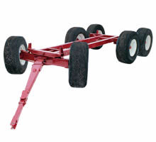 Horst Wagons 6-Wheel HD Tandem Wagon Gear | Model 505 (22 Ton) | Standard Reach Length 10' Ft | For Agricultural Transport & Forage/Grain Box Applications