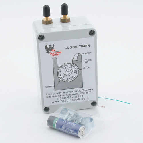 Reed Joseph Animal Control Scare-Away Cannon Clock Timer