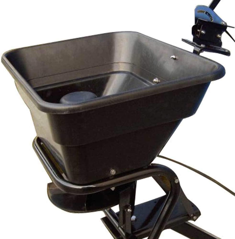 Field Tuff 80 lb. Receiver Mount Spreader (AS-80ATV12) | Towing Power 10–20 HP | For ATV/ UTV/ Lawn Tractor