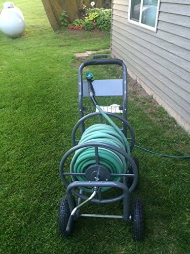Field Tuff Hose Reel Cart – 800 lb Capacity, 300' Hose Storage, Durable Steel Frame For Tractor