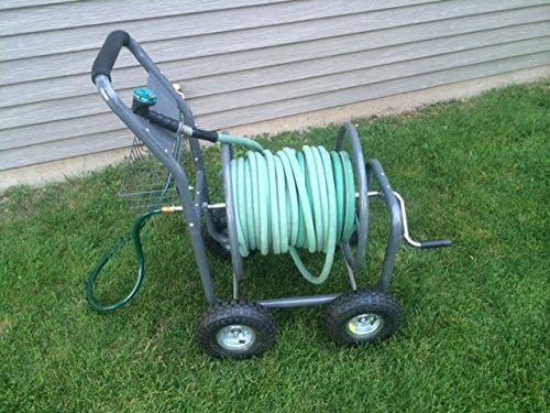 Field Tuff Hose Reel Cart – 800 lb Capacity, 300' Hose Storage, Durable Steel Frame For Tractor
