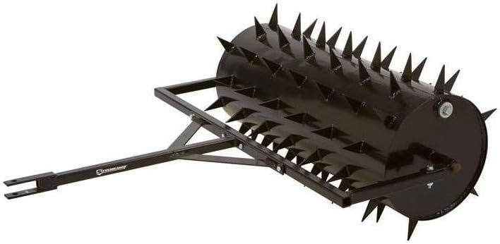 Field Tuff 36" Wide Drum Spike Aerator – 78 Spikes & 24-Gallon Capacity | Horsepower 12+ HP | For Tractors