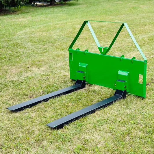 Little Buck Loader, LLC – Little Bull QuikForks | Fork Blade Width 4" | Fork Blade Length 50" | Horsepower 20–25 HP | For Tractors