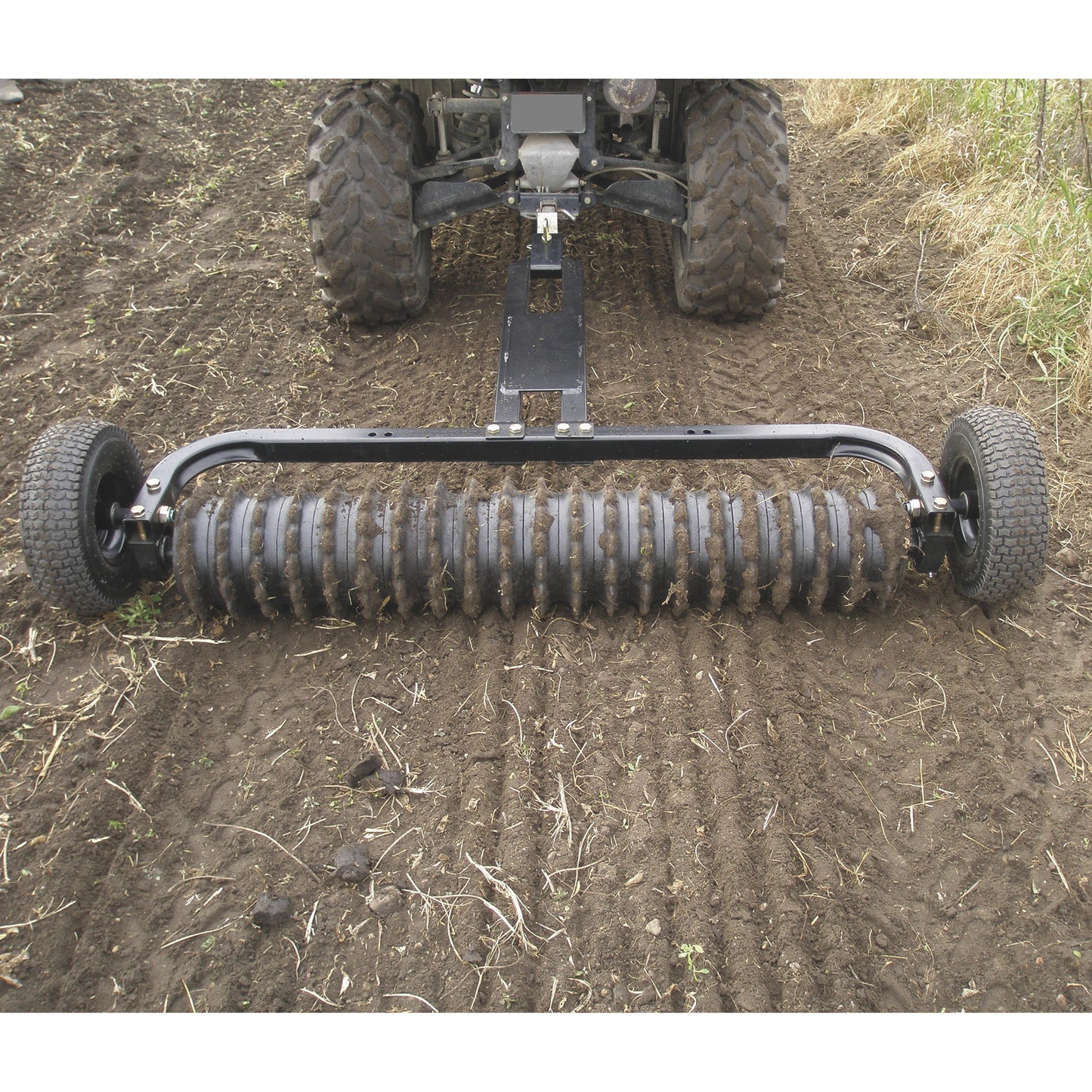 Field Tuff 48" Cultipacker – 4 ft. Coverage with 21 Cast Iron Packer Wheels | Towing Power 18–30 HP / 400cc+ | For ATVs, UTVs & Tractors