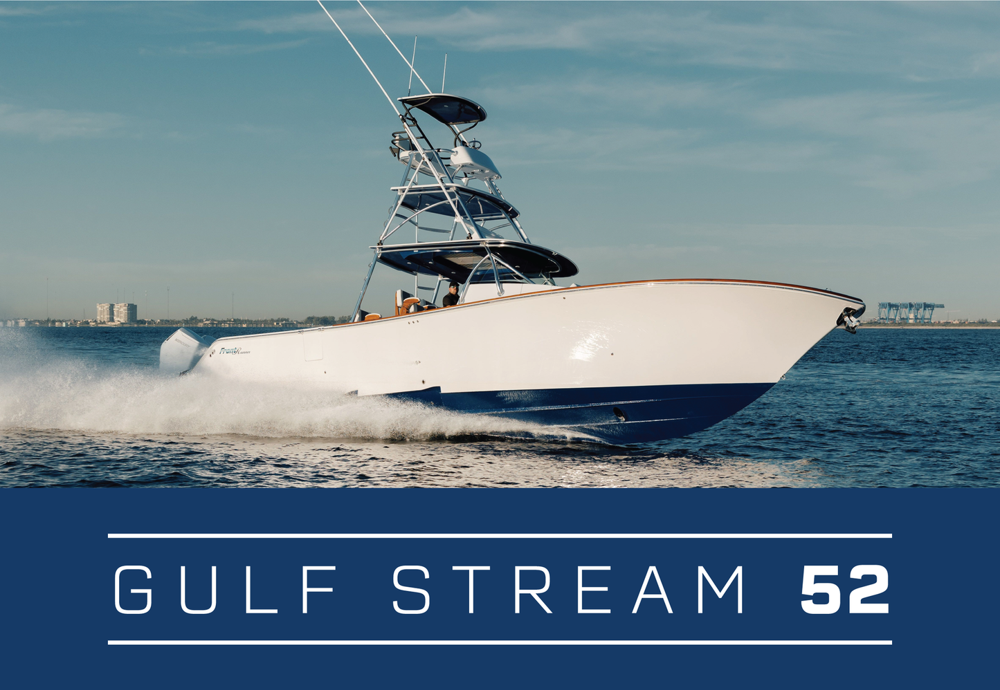 Gemlux | Gulf Stream 52 Outrigger | Model GS-52 | Configurable Length 26' To 30' | Triple Rigging Support | For Tower-Equipped Center Consoles & Sportfishing Boats